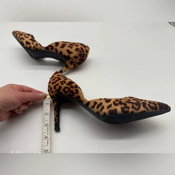 a new day Leopard Print Heels closed toe - Picture 6 of 6